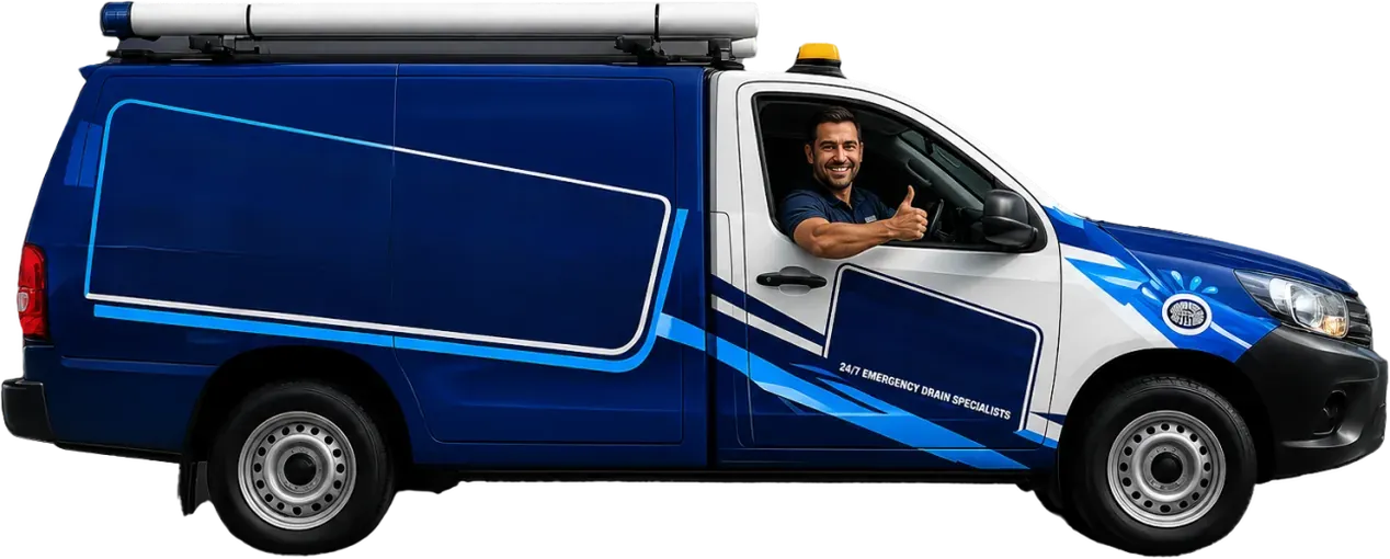 A licensed Castle Hill plumber heading out in the service van